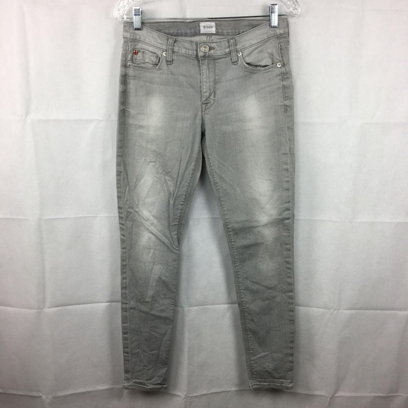 Hudson Krista Ankle Super Skinny Jeans Gray Sz 28 - Picture 4 of 13